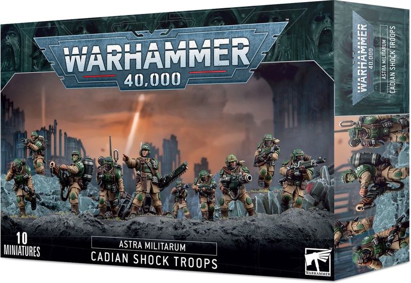 Warhammer - Cadian Shock Troops - Astra Militarum