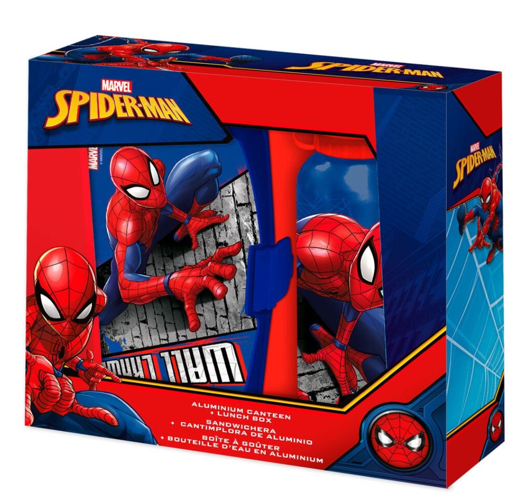 Spiderman - Lunch Set met Booddoos en Dinkfles