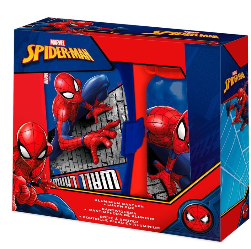 Spiderman - Lunch Set met Booddoos en Dinkfles