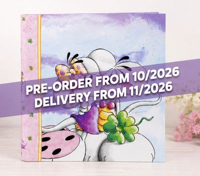 Diddl - Collection Folder with 30 Collector Sleeves A4, A5 &amp; A6 - 4 Rings - Design 1 *** PRE-ORDER (Delivery November 2026)