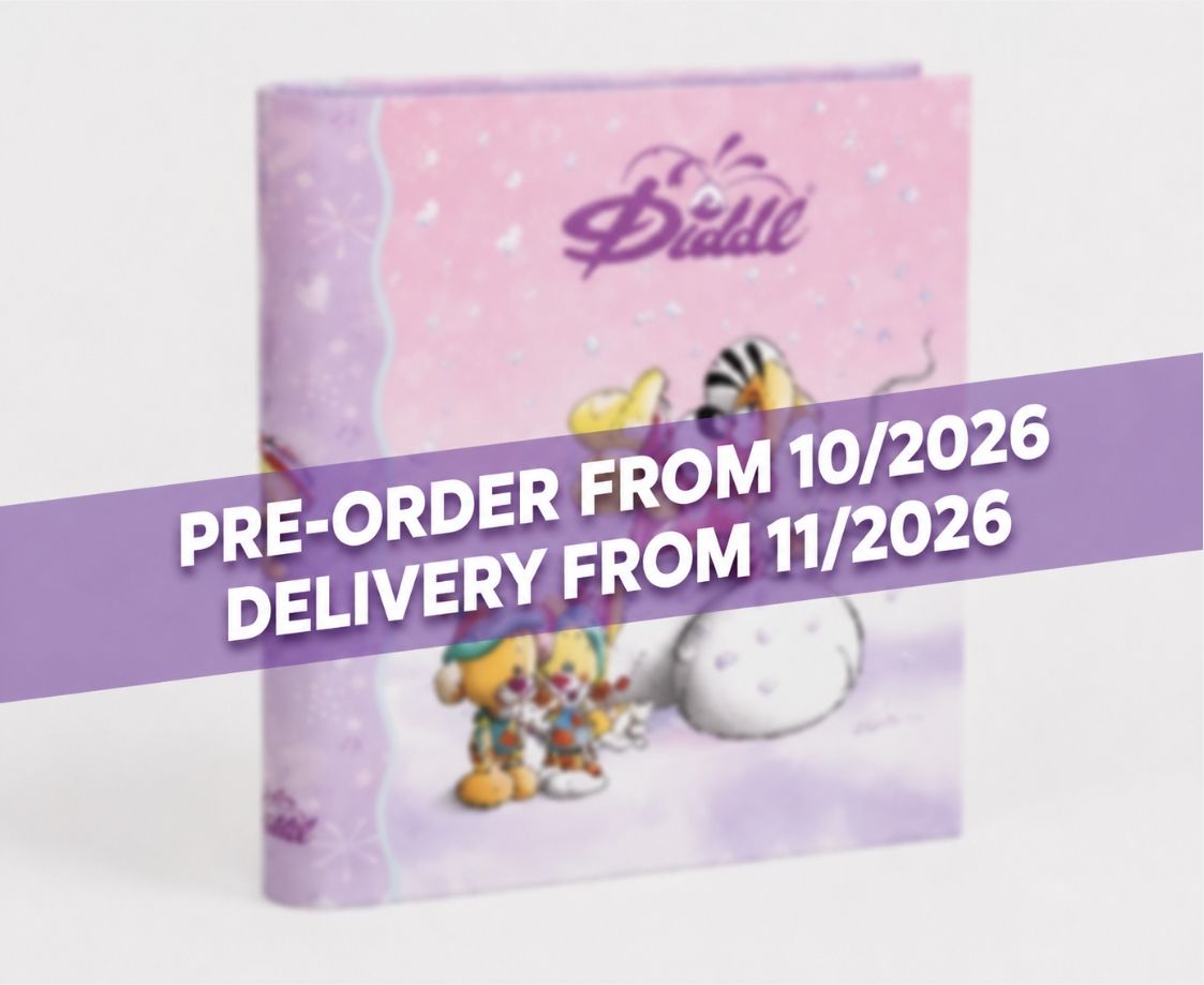 Diddl - Collection Folder with 30 Collector Sleeves A4, A5 &amp; A6 - 4 Rings - Design 2 *** PRE-ORDER (Delivery November 2026)