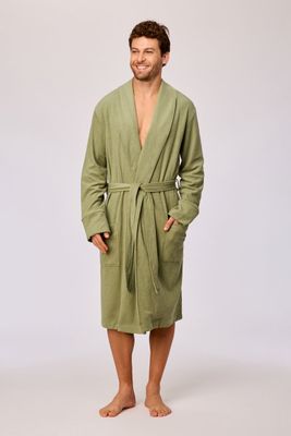 Woody - Heren Badjas - Kaki Groen