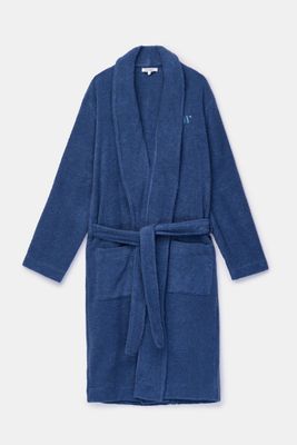 Woody - Heren Badjas - Donkerblauw