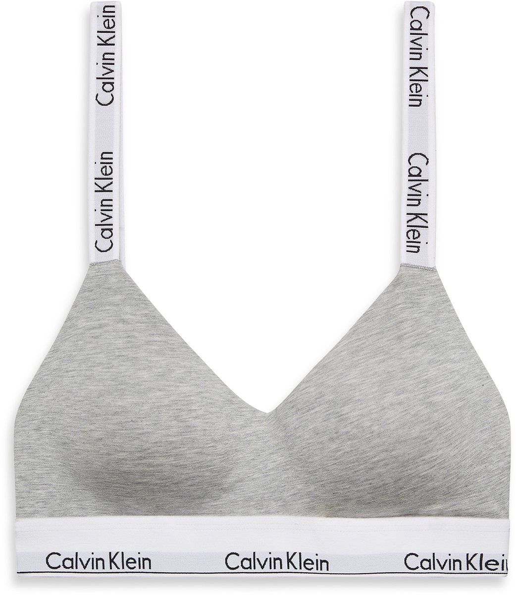 Calvin Klein - Lightly Lined Bralette - Grey Heather