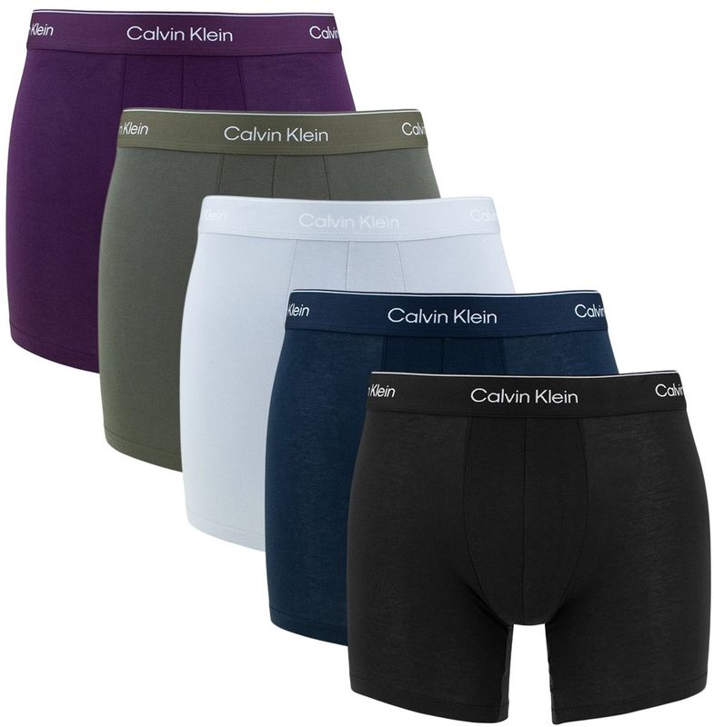Calvin Klein - 5-Pack Boxers Cotton Stretch - Donkere Tinten