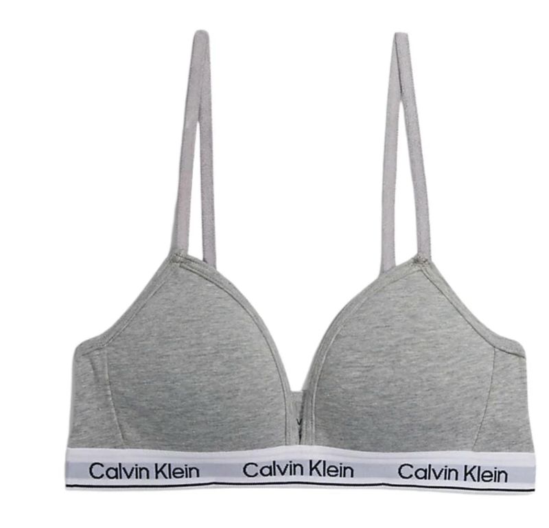 Calvin Klein - Triangel Bralette - Grijs