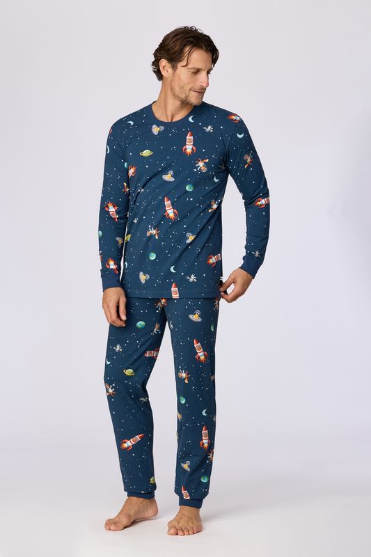 Woody - Jongens Pyjama - Galaxy All Over