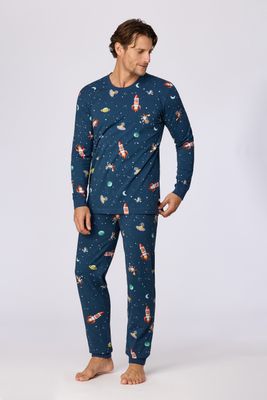 Woody - Jongens Pyjama - Galaxy All Over