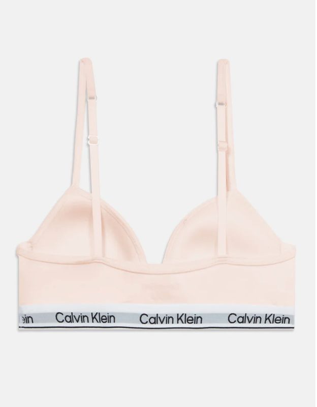 Calvin Klein - Triangel Bralette - Silver Peony