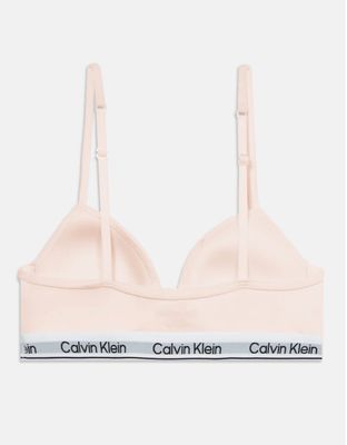 Calvin Klein - Triangel Bralette - Silver Peony