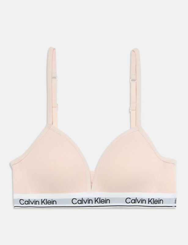 Calvin Klein - Triangel Bralette - Silver Peony