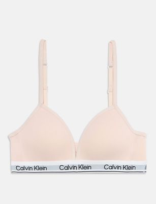 Calvin Klein - Triangel Bralette - Silver Peony