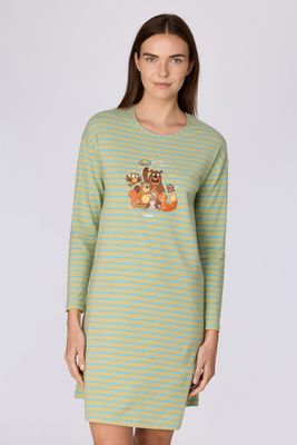 Woody - Slaapkleedje - Groen/Blauw Gestreept