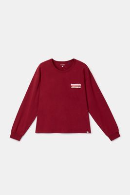 Woody - Meisjes/Dames Pyjama - Bordeaux