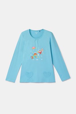 Woody - Meisjes/Dames Pyjama - Blauw