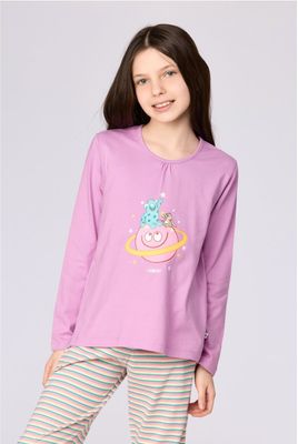 Woody - Meisjes/Dames Pyjama - Roze