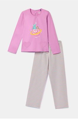 Woody - Meisjes/Dames Pyjama - Roze