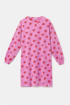 Woody - Slaapkleedje in Velours - Lila All-Over-Print Sterren