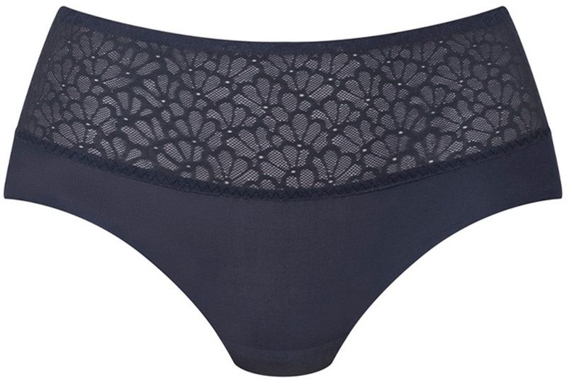 Anita - High Waist Slip - Shadow Blue