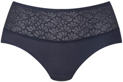 Anita - High Waist Slip - Shadow Blue