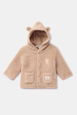 Woody “My First Woody” Baby Teddy Jasje – Beige – Zacht Jasje met Kap &amp; Oortjes