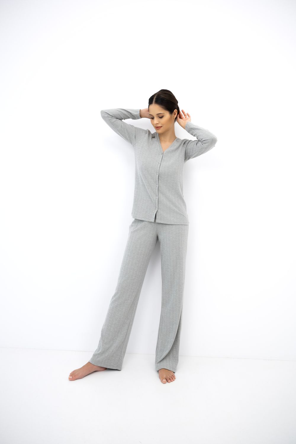 Sensis - Dames Pyjama "Alira" - Grijs