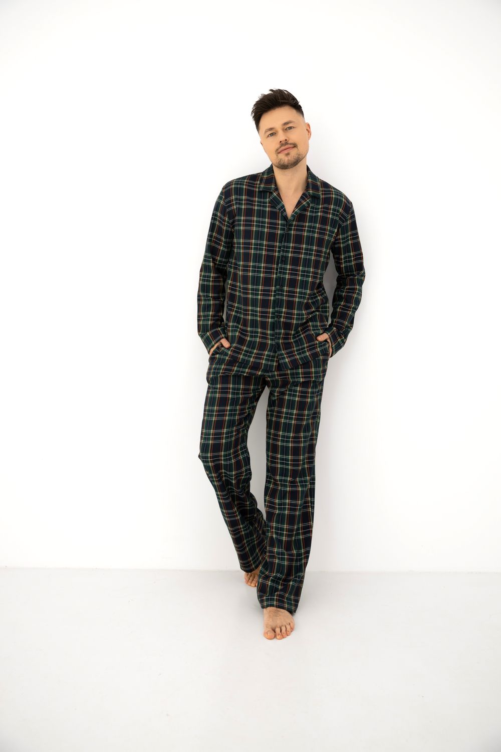 Sensis - Pyjama "George" - Donker Geruit