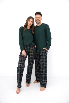 Sensis - Dames Pyjama "Josie" - Donker Geruit