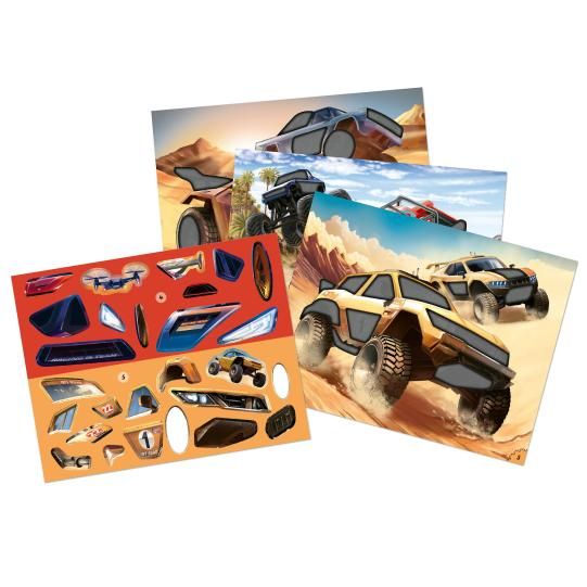 Action World - Monster Cars Sticker Fun