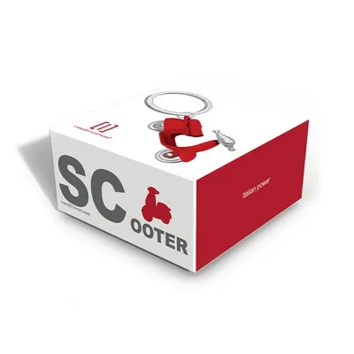 Metalmorphose - Sleutelhanger Felrode Scooter