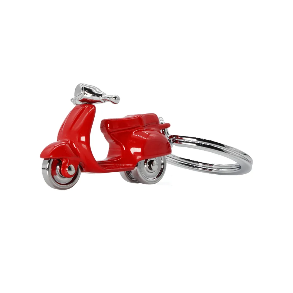 Metalmorphose - Sleutelhanger Felrode Scooter