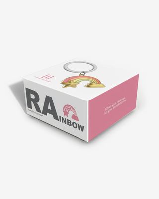 Metalmophose - Sleutelhanger - Regenboog