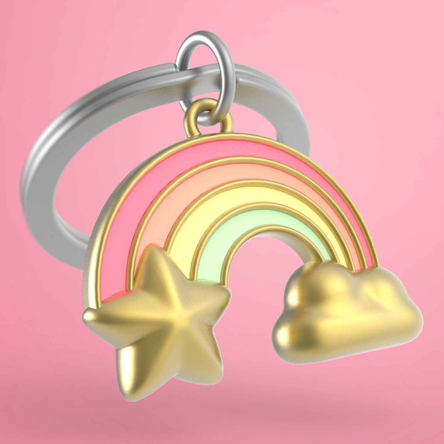 Metalmophose - Sleutelhanger - Regenboog