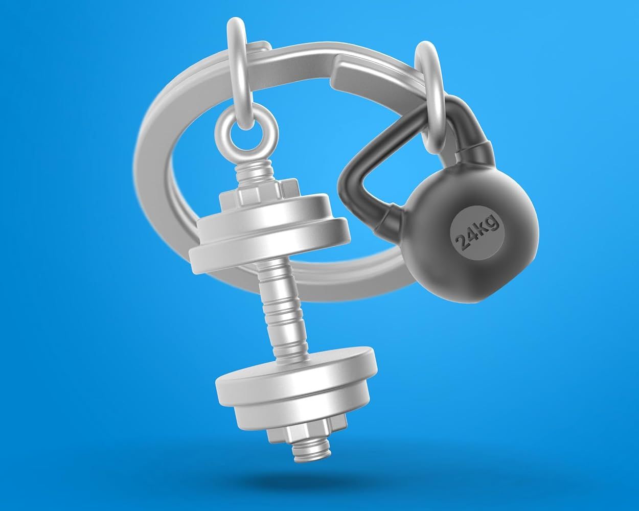 Metalmorphose - Sleutelhanger - Gym/Gewicht