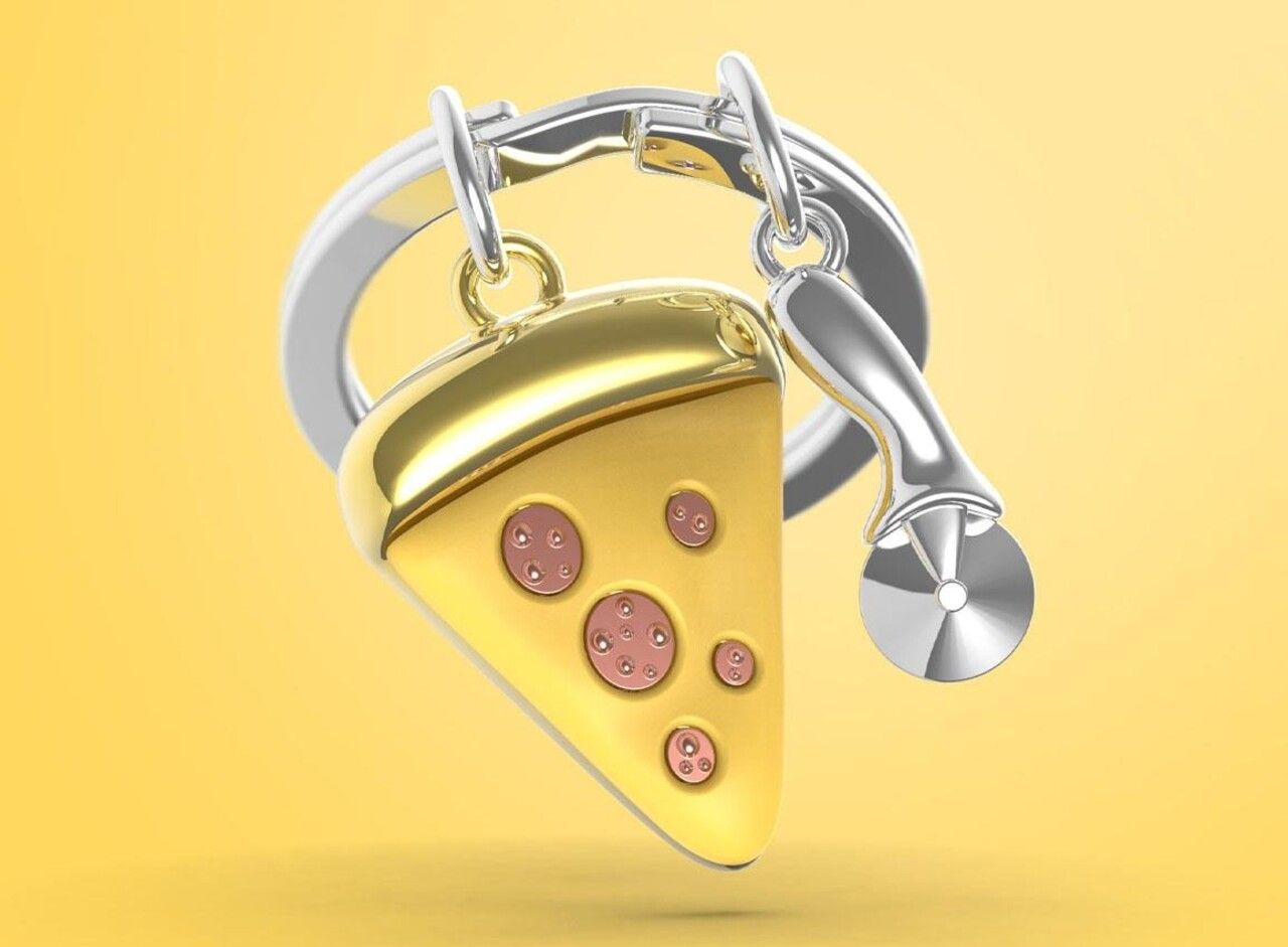 Metalmorphose - Sleutelhanger - Pizza