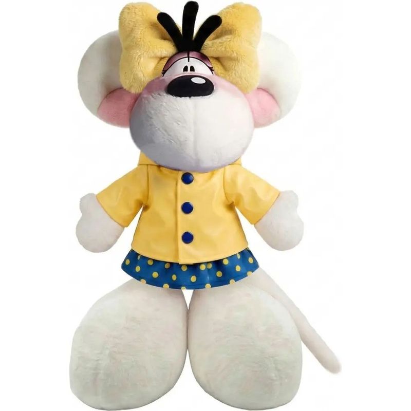 PRE-ORDER *** Diddl – Winter Edition 2026 – Plush Keychain 15 cm – Diddlina Raincoat – Soft Plush – Release 15/11/2026