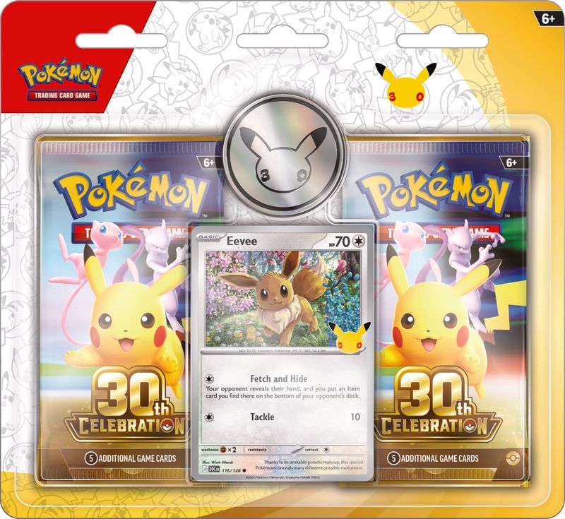 Pokémon -   30th Anniversary Celebration 2-Pack Blister Eevee