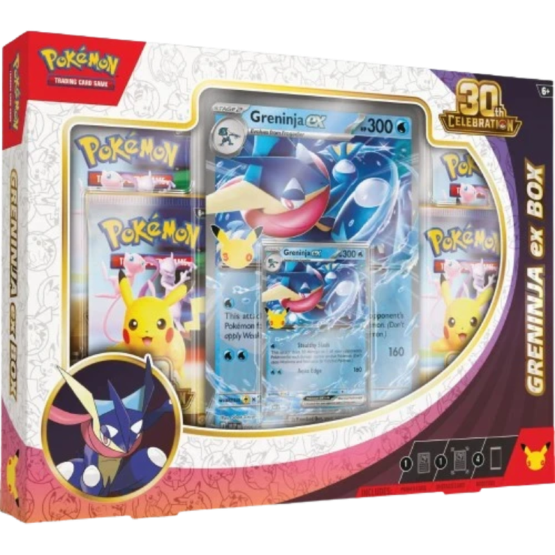 Pokémon -  30th Celebration: Greninja Ex Box
