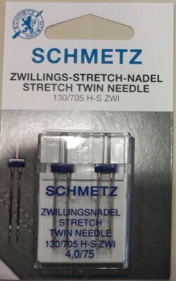 Schmetz tweelingnaalden stretch 4/75