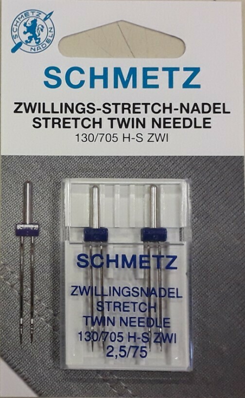 Schmetz tweelingnaalden stretch 2,5/75