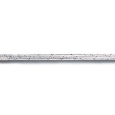 Elastiek Super 7 mm wit / zwart