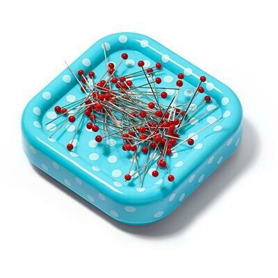 Love magnetisch speldenkussen met glaskopspelden