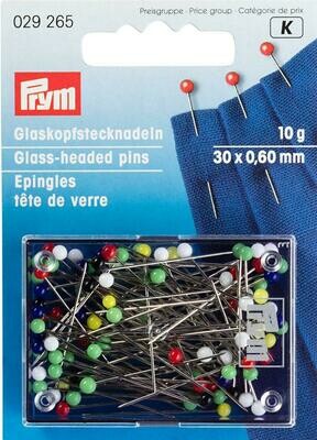 Glaskopspelden assortiment 10gr