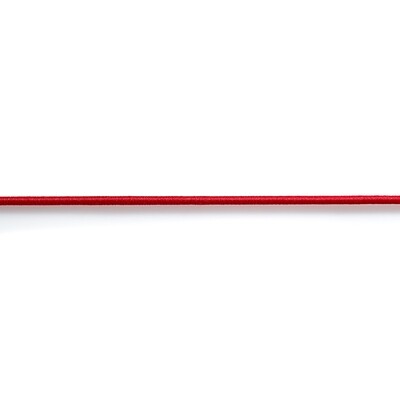 Koord elastiek 2,5 mm rood