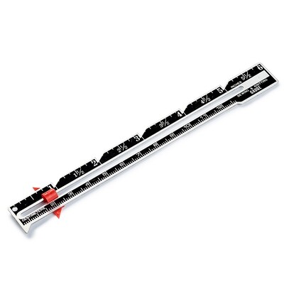 Zoom- en naadmeter aluminium