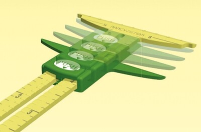 Clover zoom- en naadmeter 5-in-1 verstelbaar