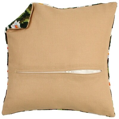 Kussenrug met rits 45 x 45 cm beige