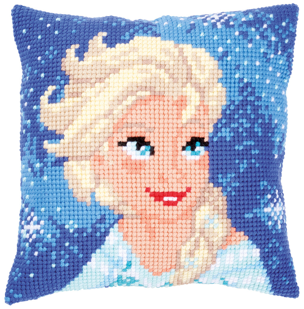 Kruissteek kussen Disney Frozen Elsa