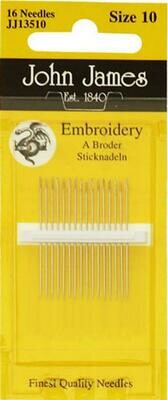 Naai- en borduurnaald No10 crewel
