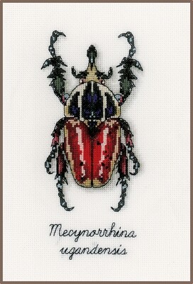 Kruissteek pakket &quot;Rode kever&quot;